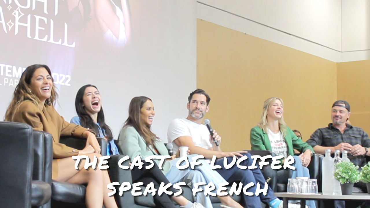 Le cast de Lucifer parle français à Paris !