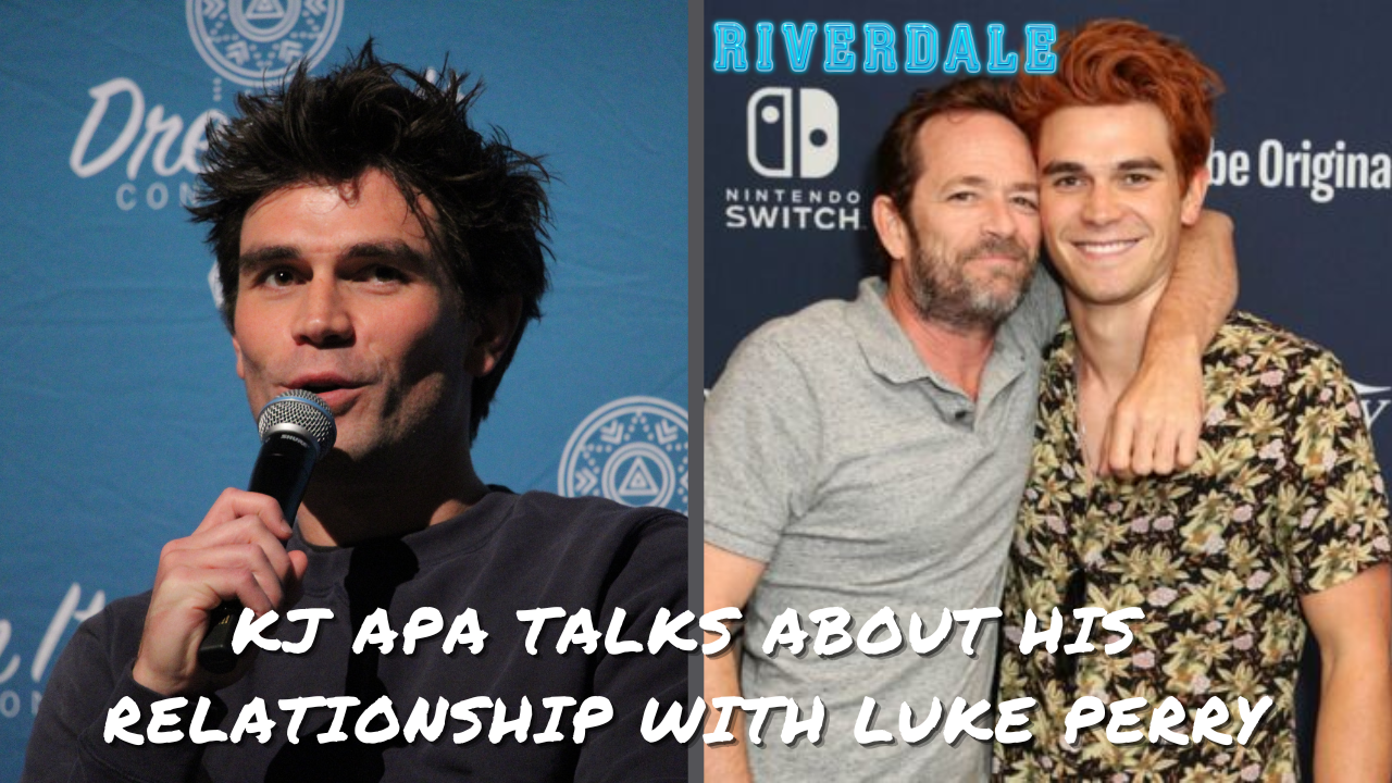 KJ Apa parle de sa relation avec Luke Perry, son père fictif dans Riverdale