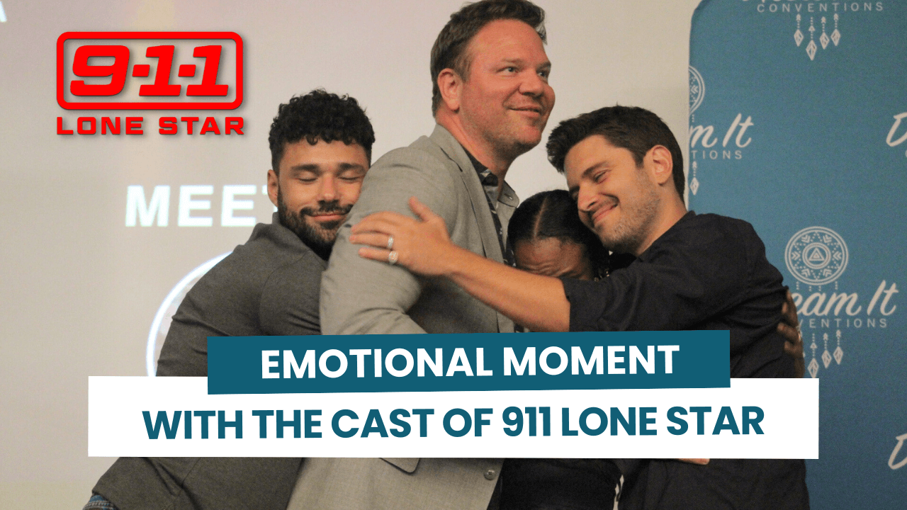 Moment d'émotion lors de la cérémonie de clôture du cast de 911 Lone Star à la FRR5