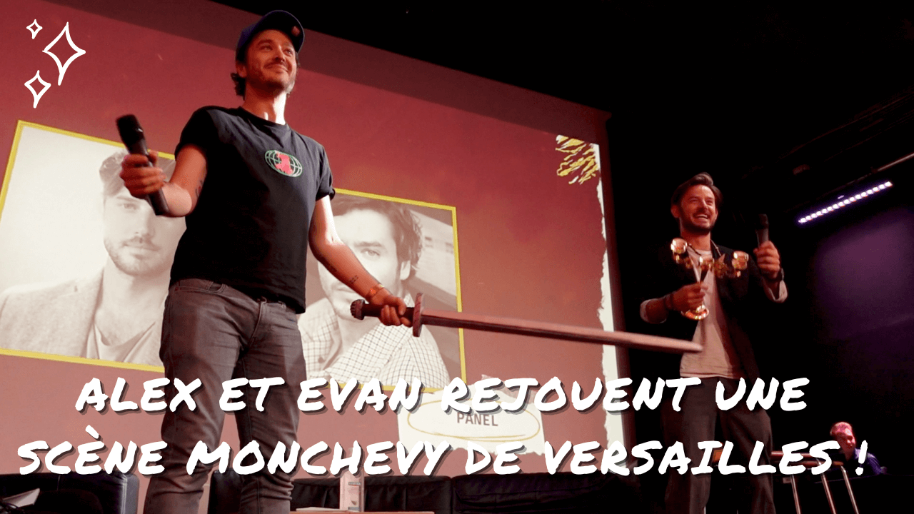 Alexander Vlahos et Evan Williams rejouent une scène Monchevy de la série Versailles !
