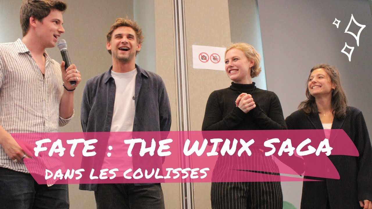 Les acteurs de Fate : the Winx Saga, à Paris pour la Across the Other World !
