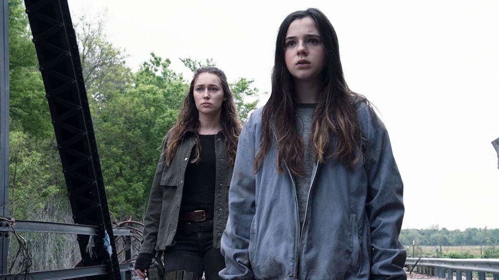 Alycia Debnam-Carey et Alexa Nisenson sur le tournage de Fear The Walking Dead