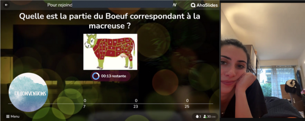 Un petit jeu a lieu à la CAC 9 de Clouds Con.