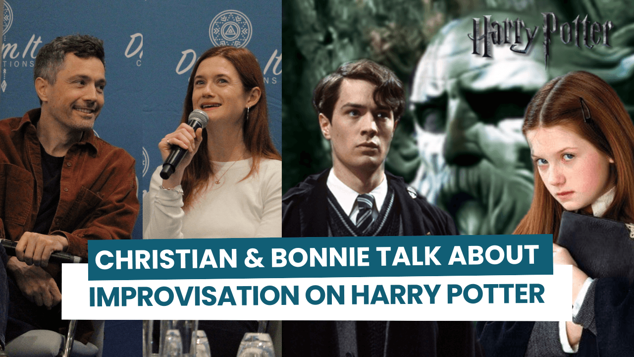 Bonnie Wright & Christian Coulson reveal if they improvised in Harry Potter