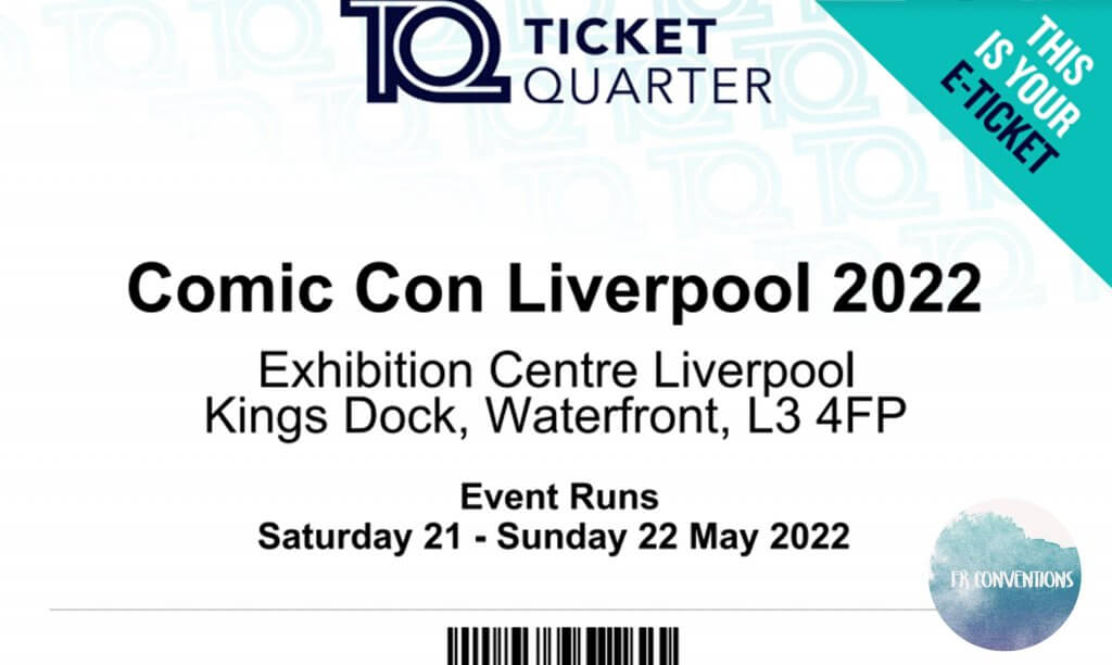 Billet comic con Liverpool