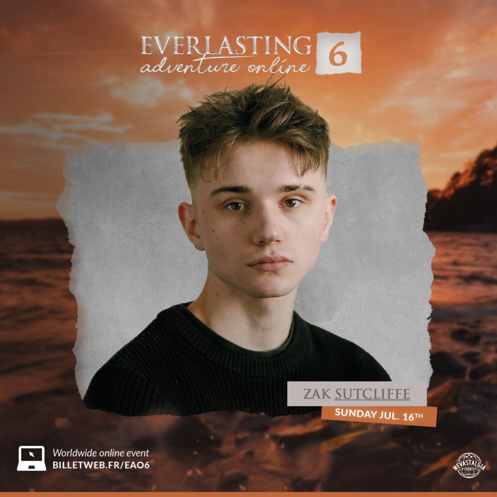 Zak Suttcliffe en convention virtuelle le dimanche 16 juillet 2023.