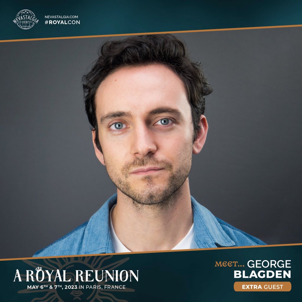 George Blagden sera à la convention A Royal Reunion organisée par Nevastalgia.