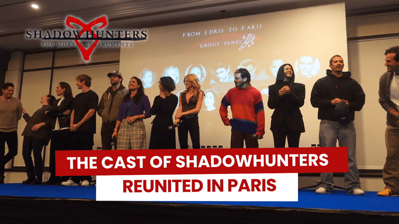 The cast of Shadowhunters reunited in Paris to meet their fans
