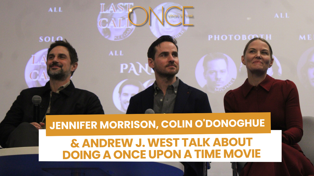 Jennifer Morrison, Colin O'Donoghue & Andrew J. West talk about doing a OUAT movie