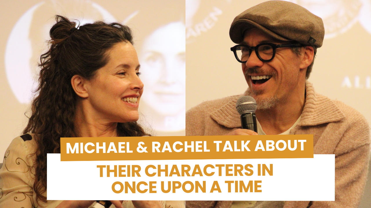 Michael Raymond James & Rachel Shelley talk about their characters in Once Upon A Time