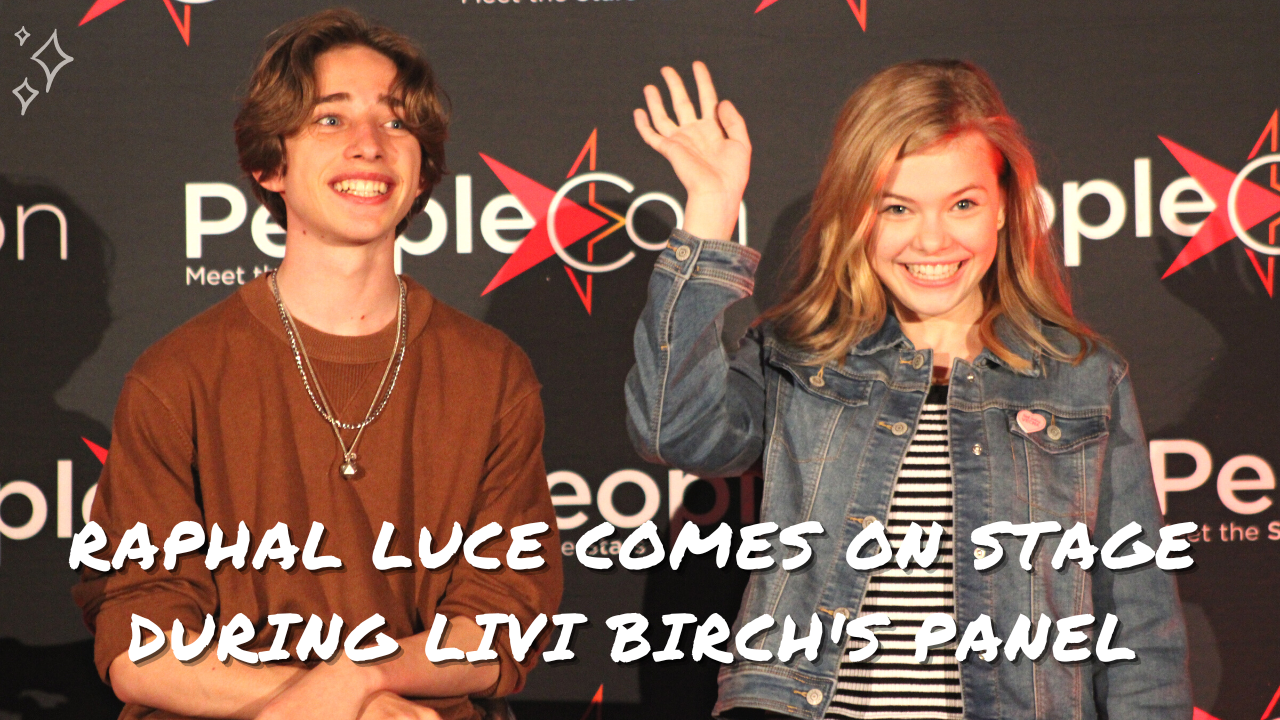 Livi Birch répond à une question de Raphael Luce et parle de son expérience dans Stranger Things.