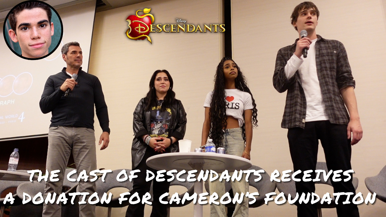 Le cast de Descendants reçoit 10K pour la Fondation Cameron Boyce de la part des fans