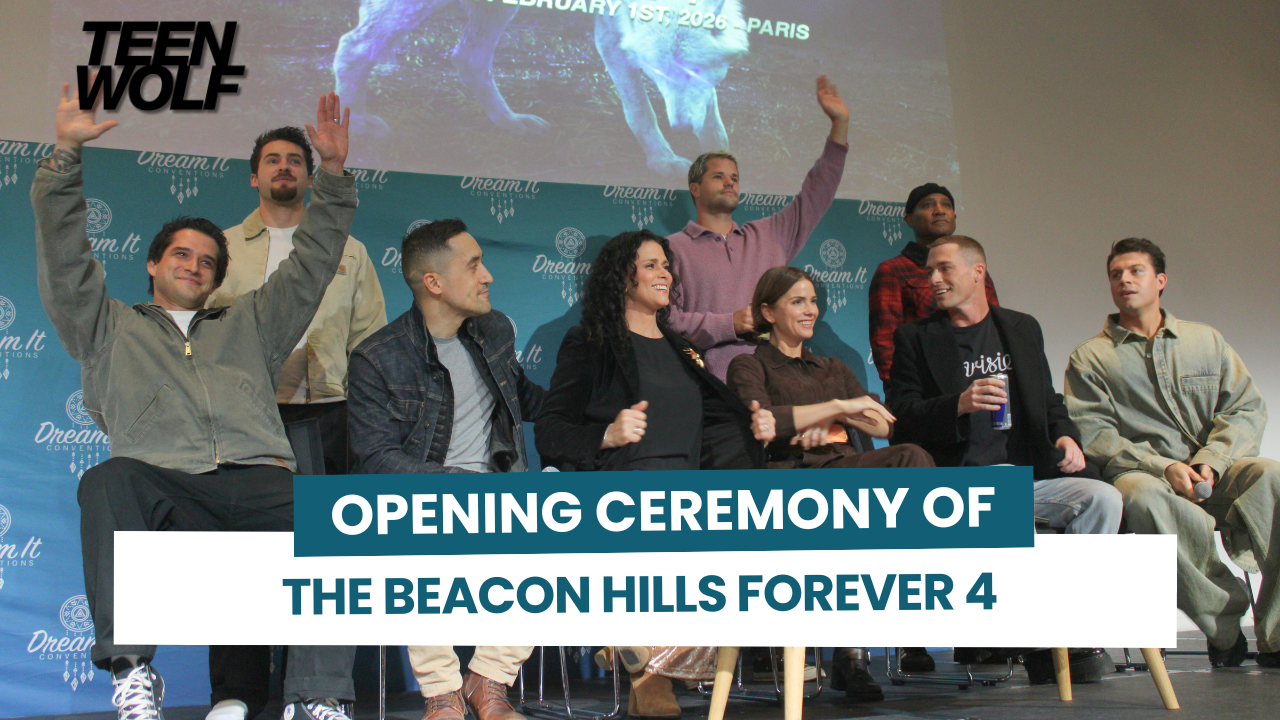 Opening ceremony of the Beacon Hills Forever 4 with the actors of Teen Wolf