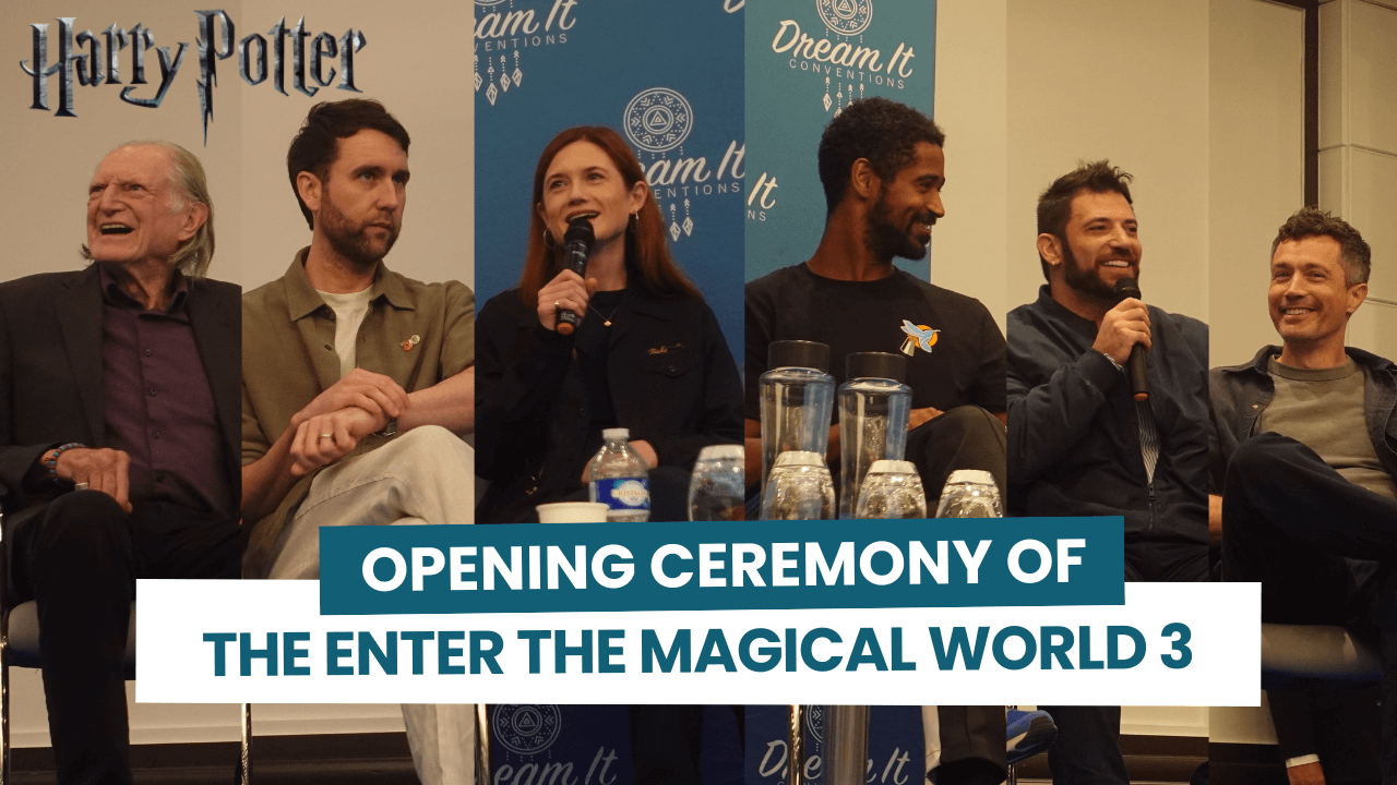 Opening ceremony of the Enter the Magical World 3 with the cast of Harry Potter in Paris
