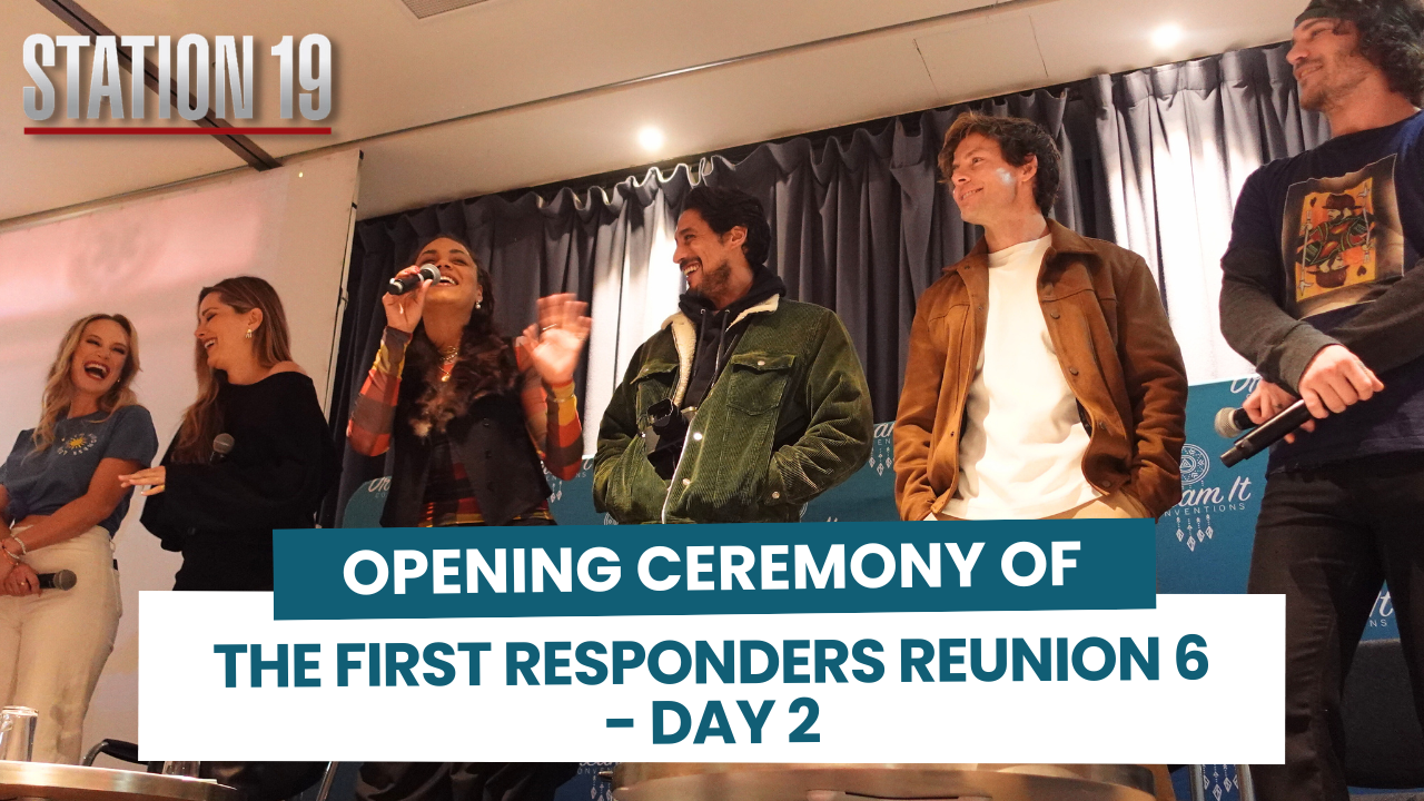 The cast of Station 19 reunited in Paris for the First Responders Reunion 6 - Day 2