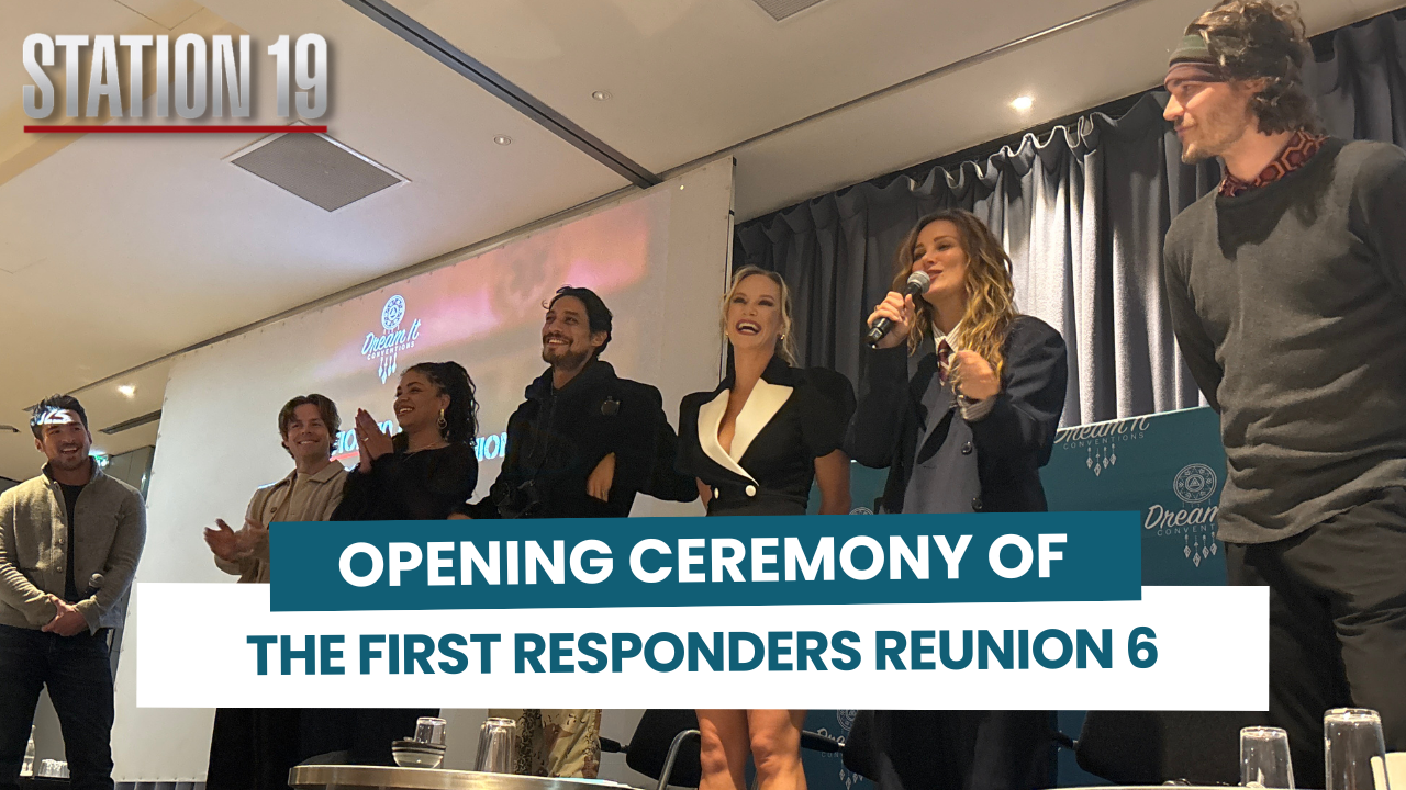 Opening ceremony of the FRR6 convention with the cast of Station 19 