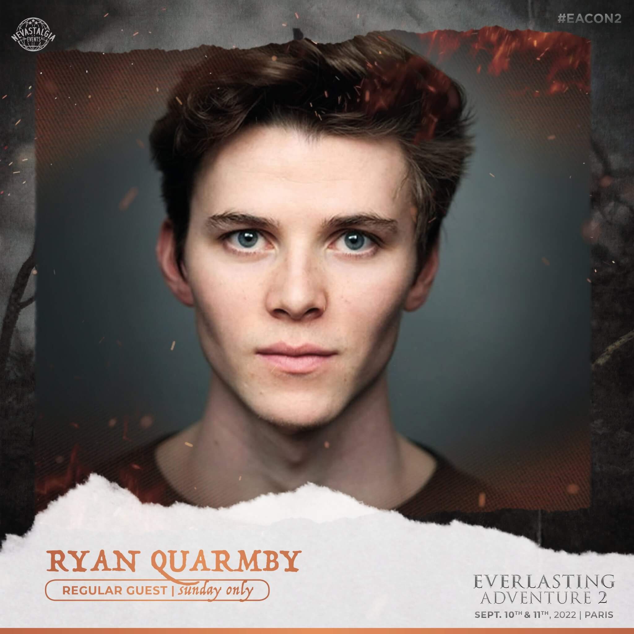 Ryan Quarmby sera à la convention The Last Kingdom en 2022