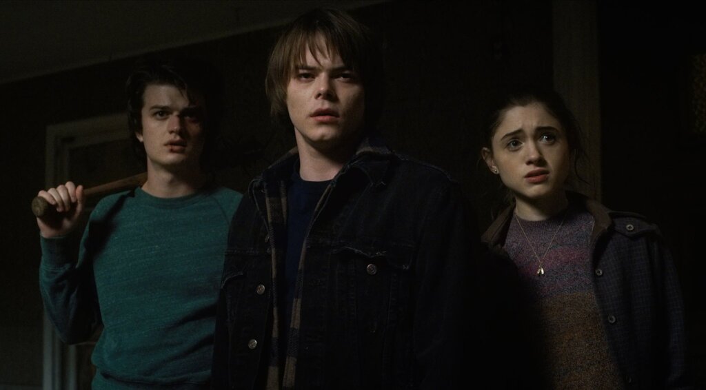 Nancy et Steve et Jonathan Stranger Things