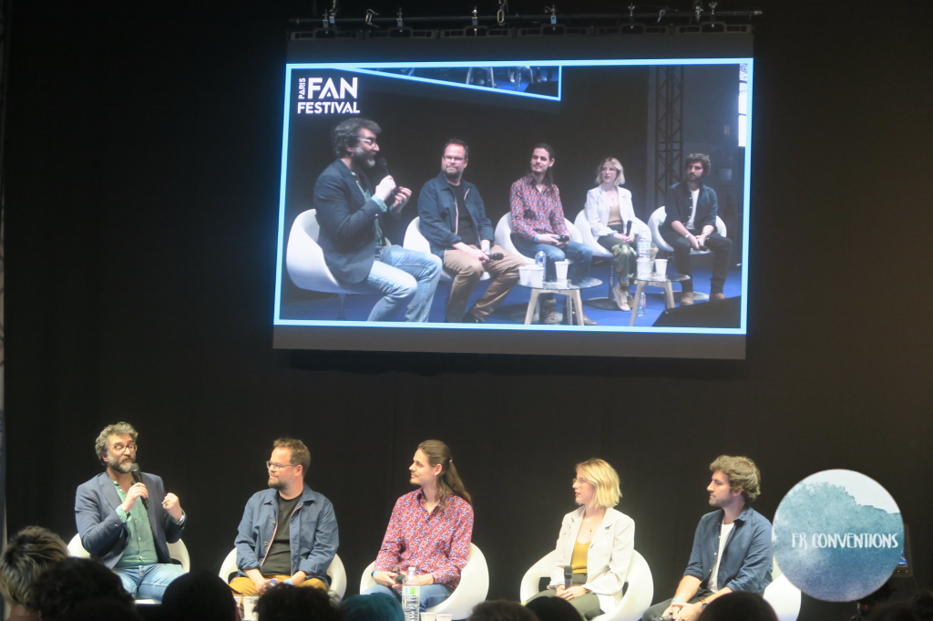 Une poignée de créateurs derrière la série Arcane étaient au Paris Fan Festival.