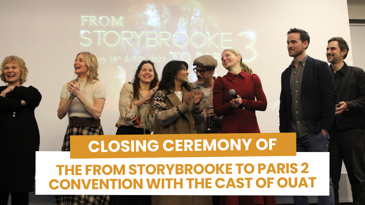 Closing ceremony of the From Storybrooke to Paris 2 with the actors of Once Upon A Time