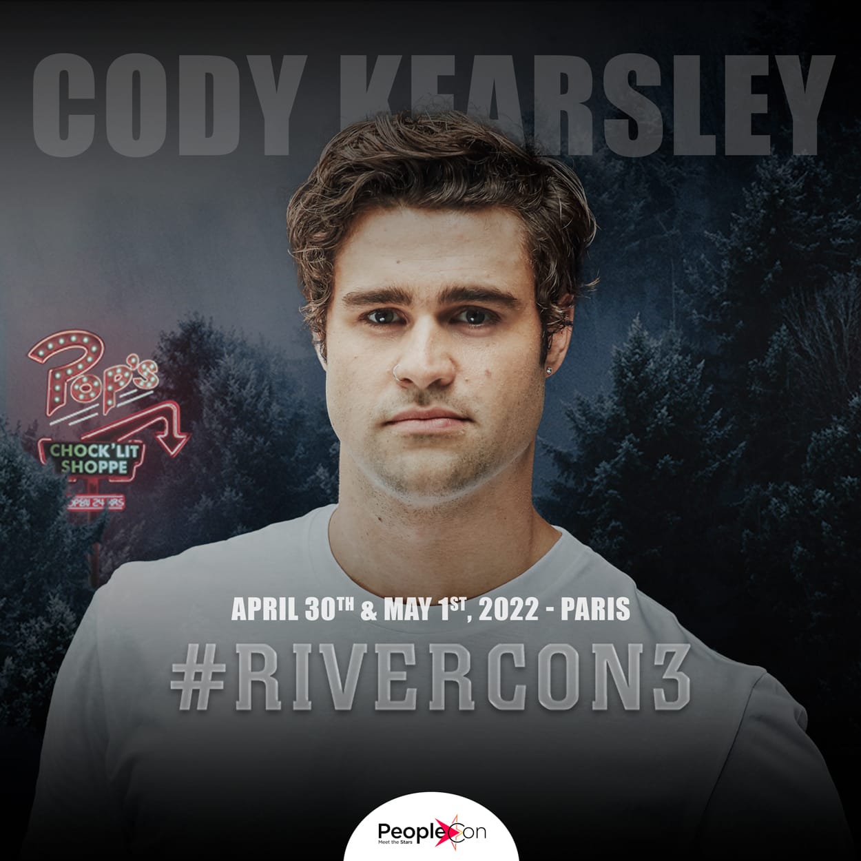 Riverdale : Cody Kearsley (Moose) bientôt à Paris !