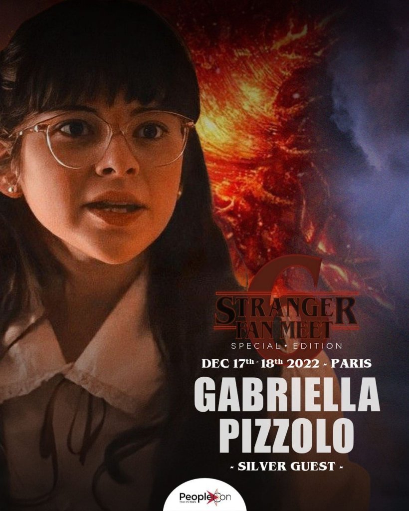 Gabriella Pizzolo, Suzie dans Stranger Things, sera à Paris les 17 et 18 décembre 2022