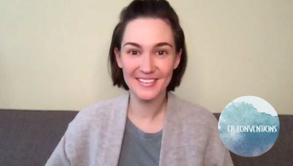 Katherine Barrell à la convention DIAH 18.