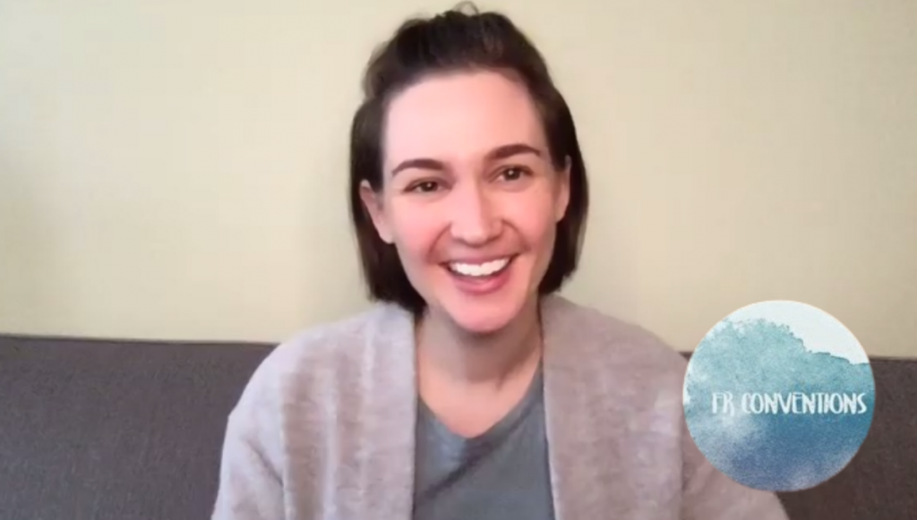 Katherine Barrell parle de Wayhaught à la convention DIAH 18.