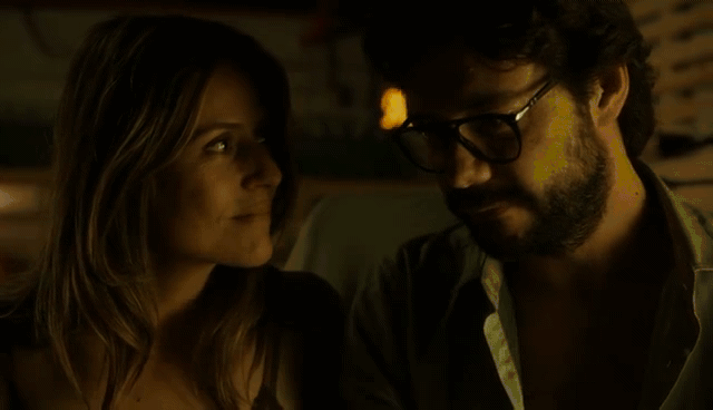 Le Professeur et Raquel dans La Casa de Papel