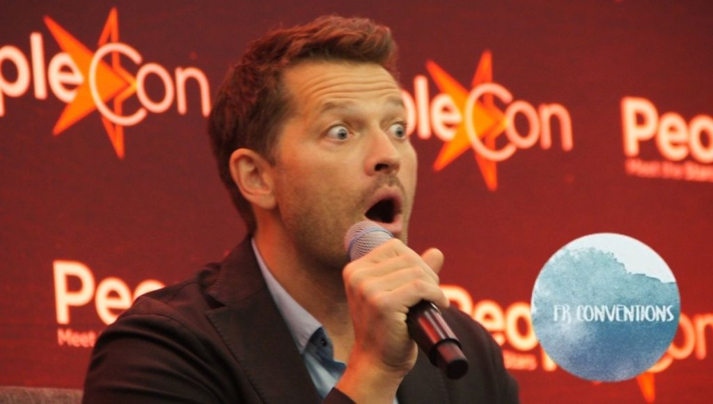 Misha Collins lors de son panel à la DLC4.