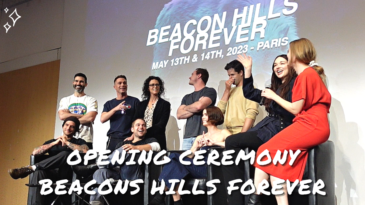 Cérémonie d'ouverture de la convention Teen Wolf, la Beacon Hills Forever, à Paris